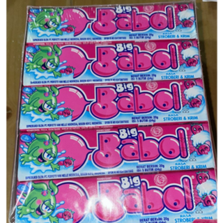 Big Babol Rasa Strawberry, 20 Stick