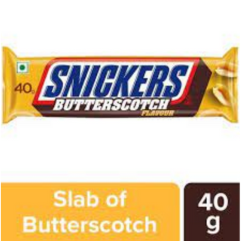 Snickers BUTTERSCOTCH Bar 40g MRP60 Main Image