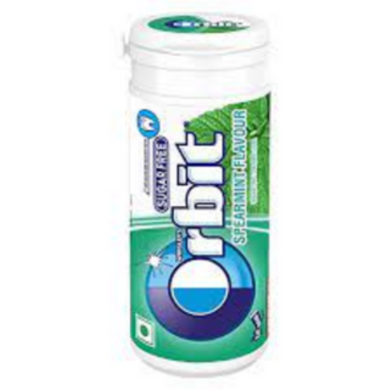 ORBIT SUGAR FREE SPEARMINT GUM 22 G MRP50 (Pack of 6) Cost you 42 Main Image