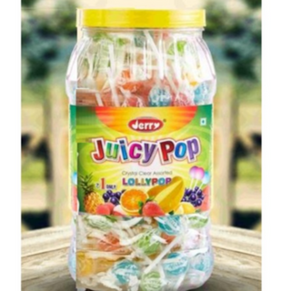 Juicy Pop Jar 130pc MRP130 (cost you 0.69/pc)