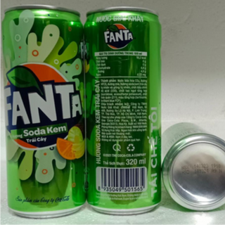 Fanta Cream Soda Fruity Flavor 320ml Sale100~(Imported)