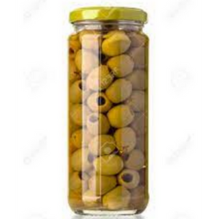 GREEN OLIVES 450 G 250 MRP