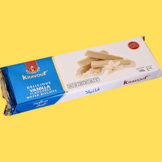 Kravour Vanila Wafer Biscuits, 120g