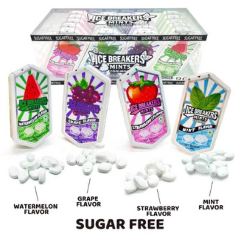 Icebreakers Mix Of 4 Coolmint Flavors (24 x 9 g) Main Image