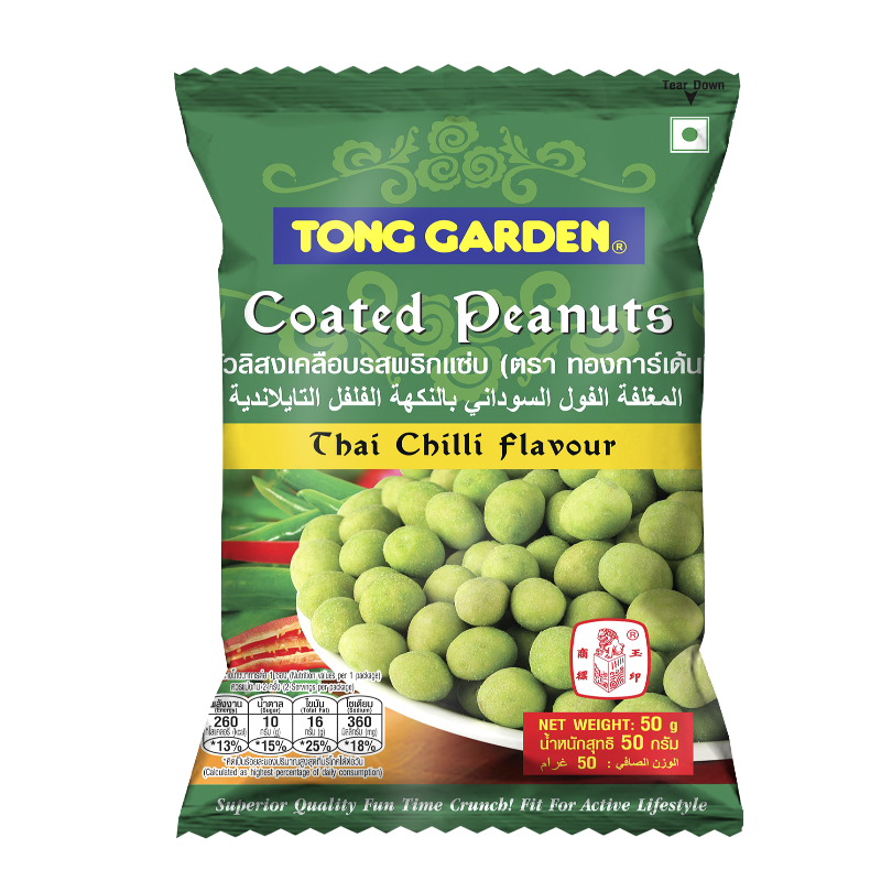 Tong Garden Thai Chilli Coated Peanuts, 45g MRP30 Main Image