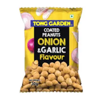 Tong Garden Coated Peanuts Onion Garlic Flavour, 20g MRP10