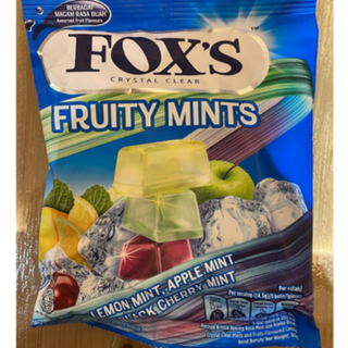 Fox's Crystal Clear Oval Candy FRUITY MINT Sale70~(Imported)