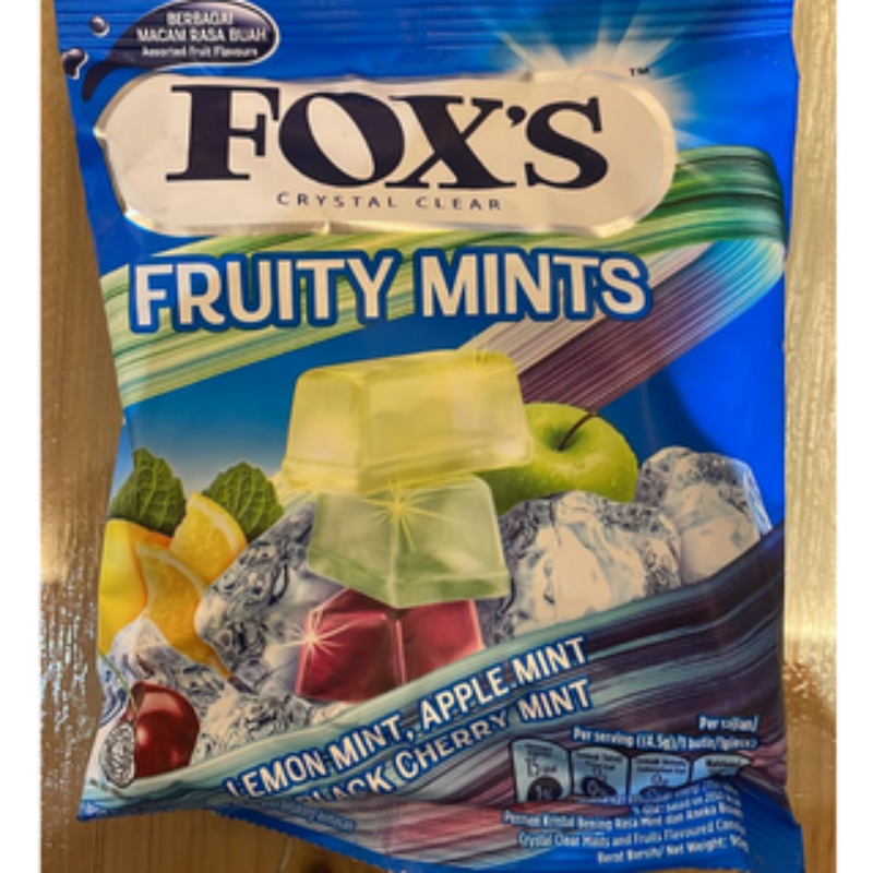 Fox's Crystal Clear Oval Candy FRUITY MINT Sale70~(Imported) Main Image