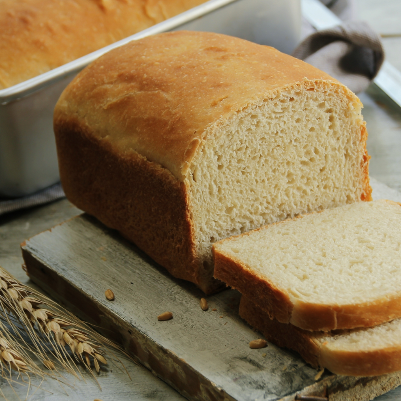 Fresh Baked White Bread Main Image