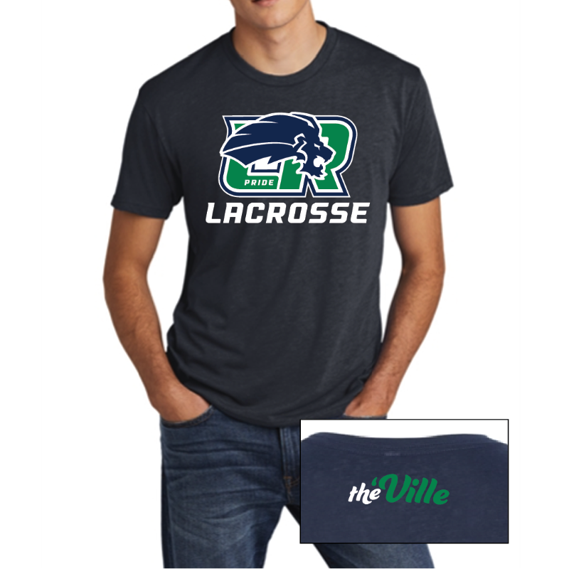 Next Level Apparel Unisex Tri-Blend Tee - Navy