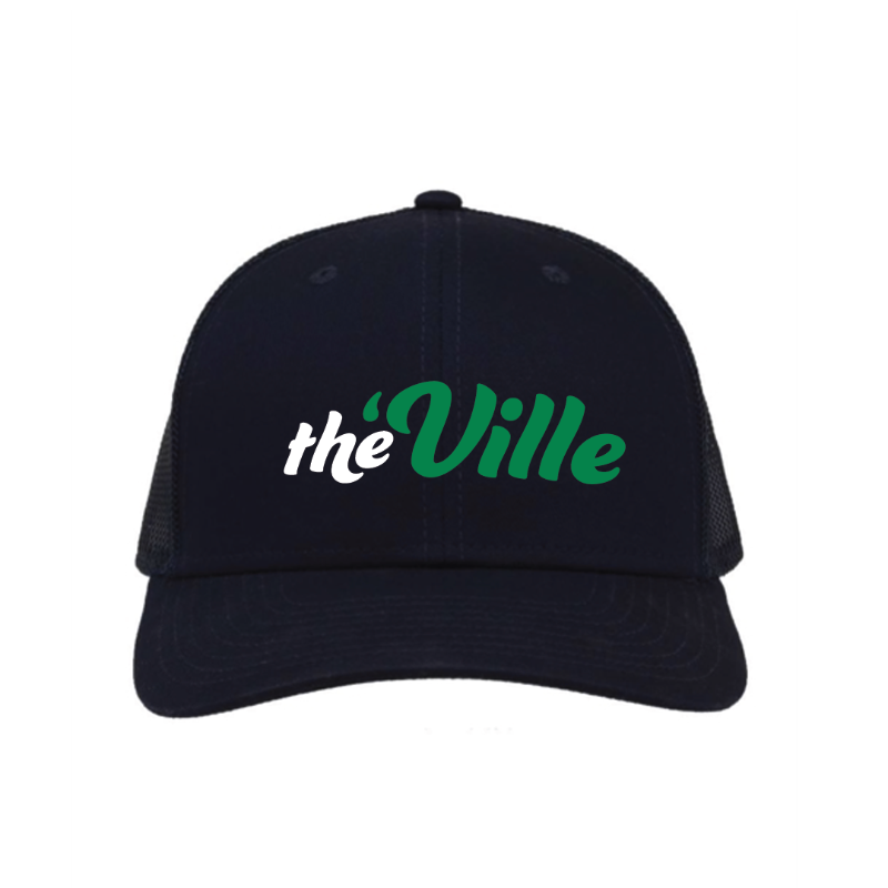 The 'Ville Trucker Hat - Navy/Navy Large Image