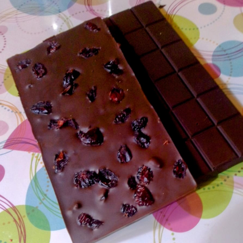 RC - Chocolate Bar - Cranberry 85 grams 🅥 Main Image