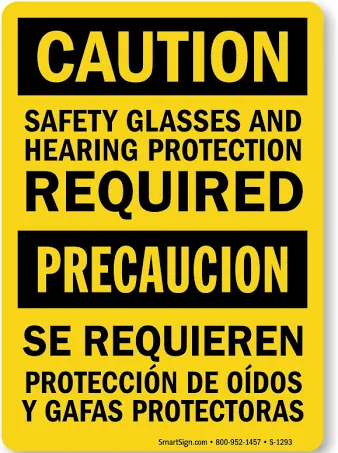 Safety Glasses with Ear Plugs