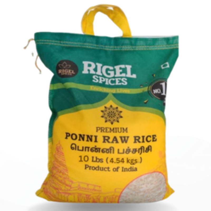 Ponni Raw Rice - 20 Lbs