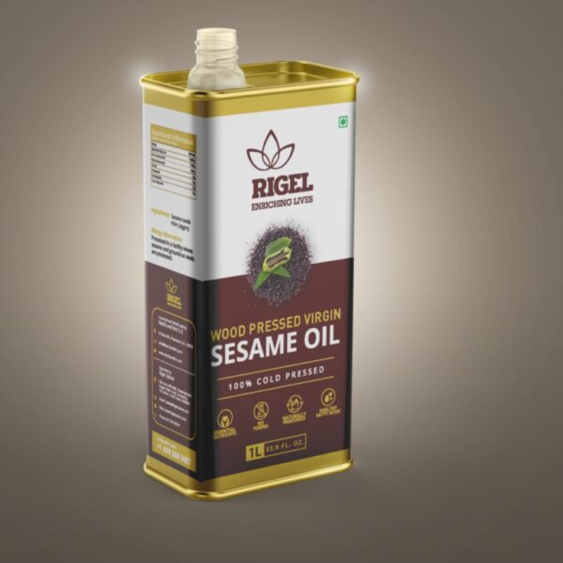 Wood Pressed Sesame Oil - 1L Large Image