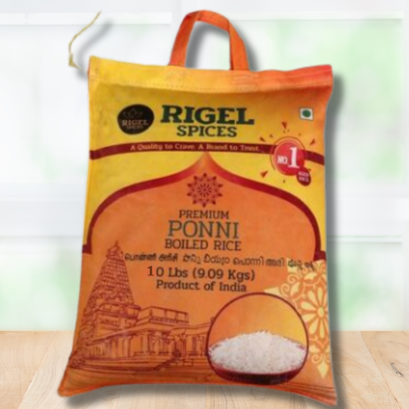 Ponni Boiled Rice - 10 Lbs