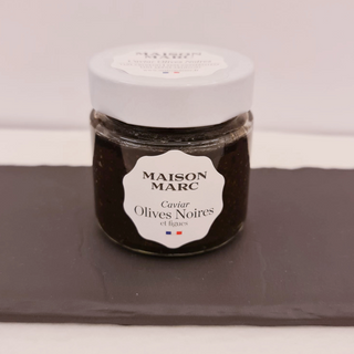 CAVIAR DE ACEITUNAS NEGRAS CON HIGOS 120G