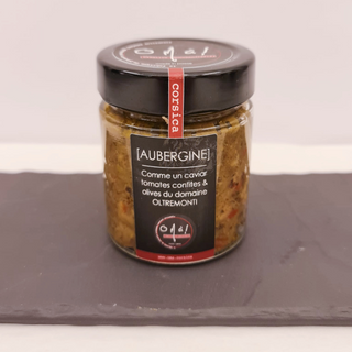 CAVIAR DE BERENJENA, TOMATES CONFITADOS Y OLIVAS 150G