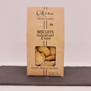 GALLETAS SALADAS ROQUEFORT Y NUECES 80G