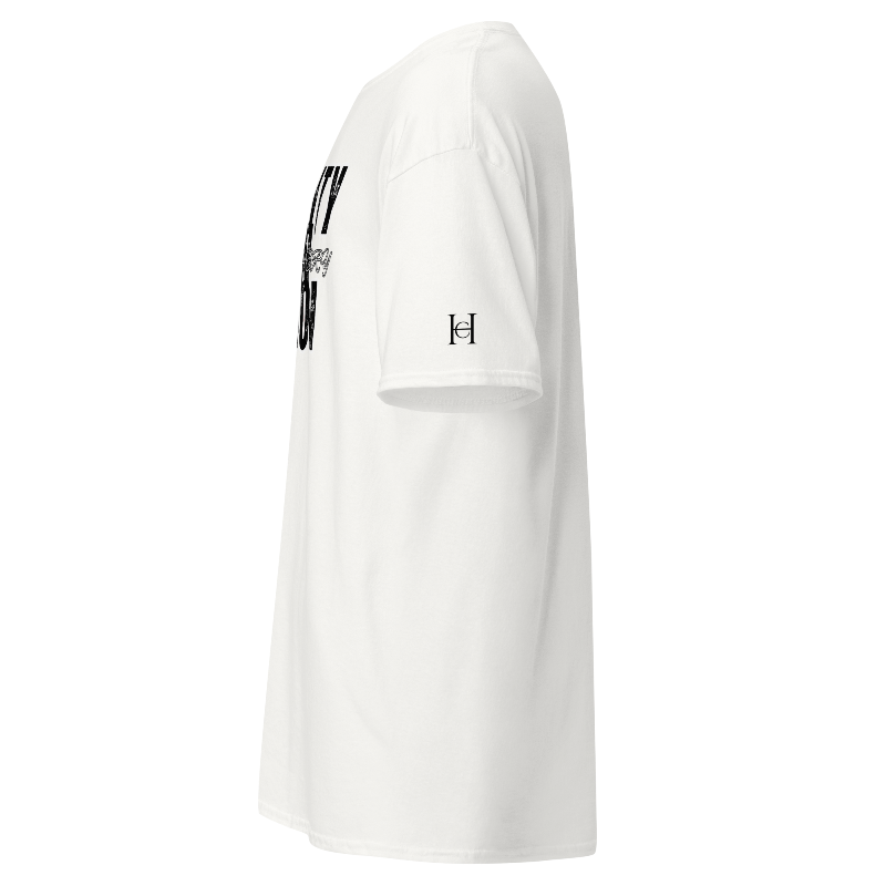 “Equality Is In Motion” T-Shirt (White/Black Font)