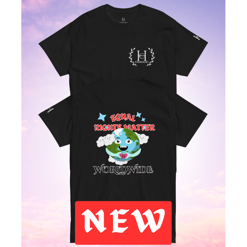 🚨NEW🚨 Equal Rights Matter "WORLDWIDE" Tee (BLACK)