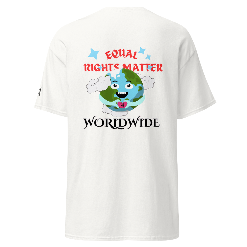🚨NEW🚨 Equal Rights Matter "WORLDWIDE" Tee (WHITE)