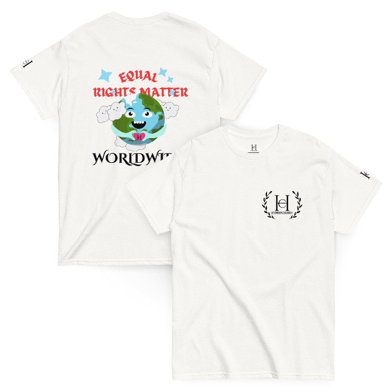 🚨NEW🚨 Equal Rights Matter "WORLDWIDE" Tee (WHITE)