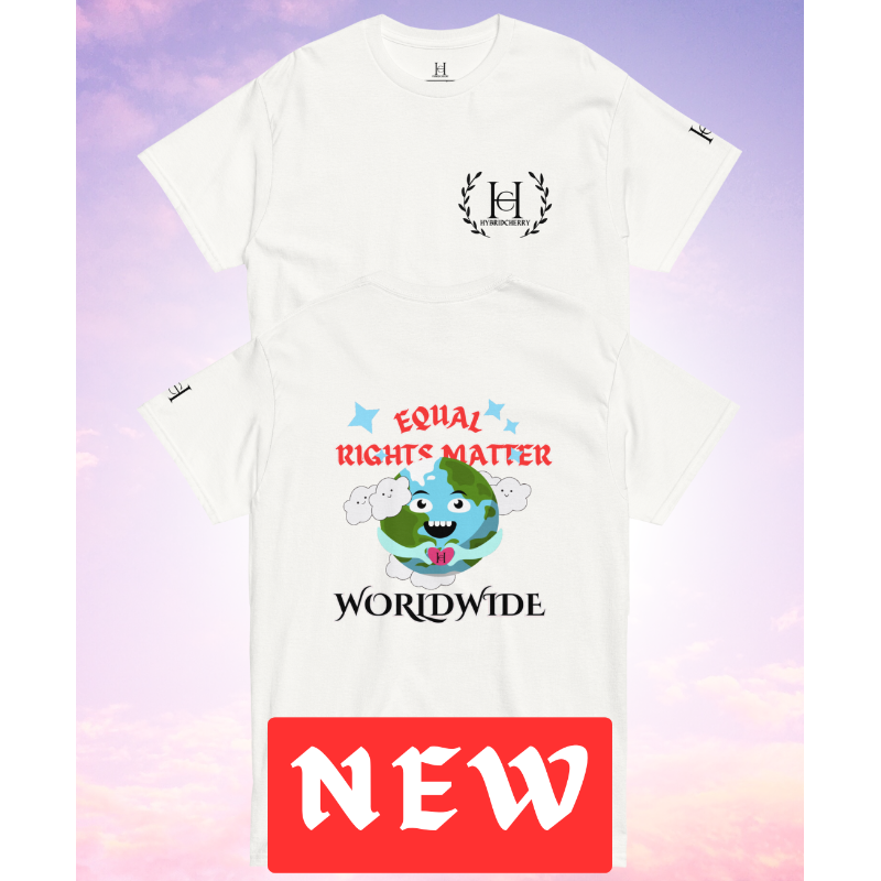 🚨NEW🚨 Equal Rights Matter "WORLDWIDE" Tee (WHITE)