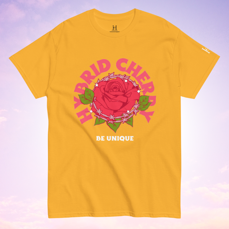“Be Unique” T-Shirt (Gold)