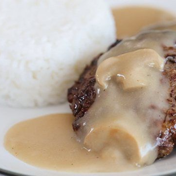 Burger Steak Rice