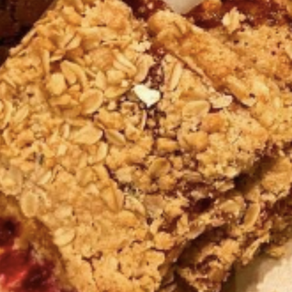 Raspberry Oat Bars 1 dz