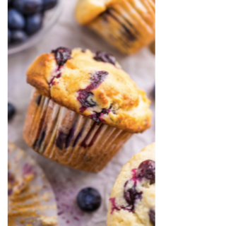 Blueberry Muffins 1/2 dz