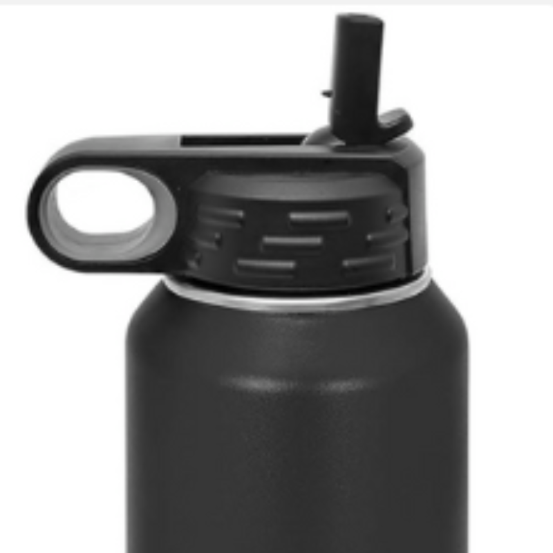 Black 32 oz Easton Rambler (color choices: red, black, white)