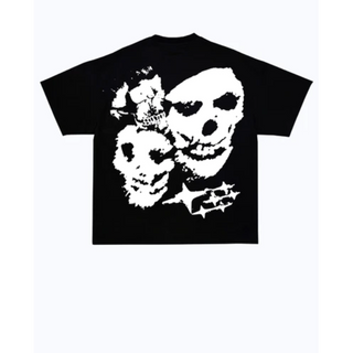 Black Skull Face Tee