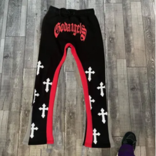 Flared Cross Pants