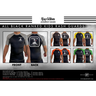 Youth Short Sleeve Ranked Rashguard