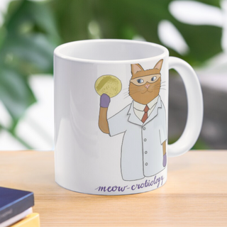 "Meowcrobiology" Mug