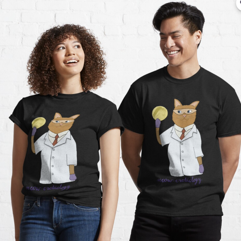 "Meowcrobiology" T-shirt Main Image