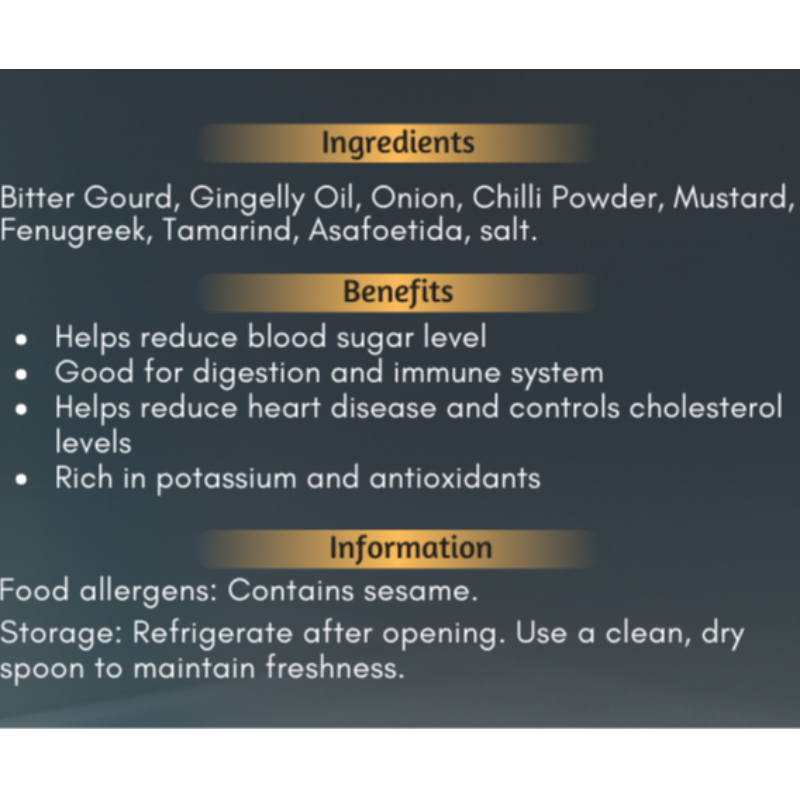 Pavakkai Thokku - (200g)