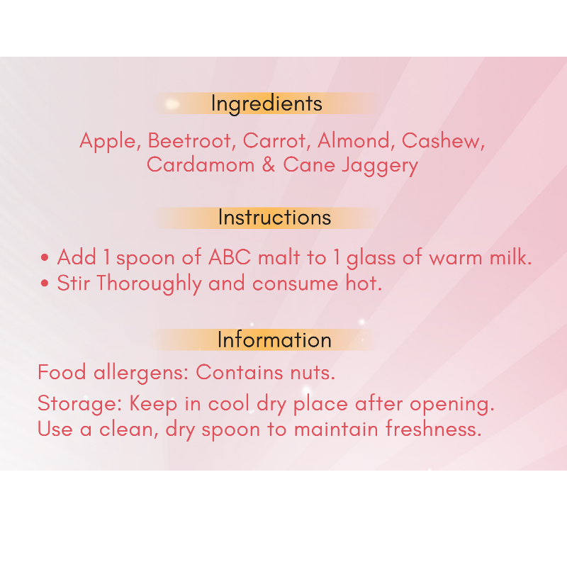 Apple Beetroot Carrot (ABC) Health Mix - (100g)