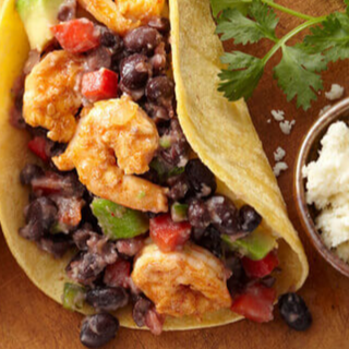 Shrimp and Black Bean Tacos