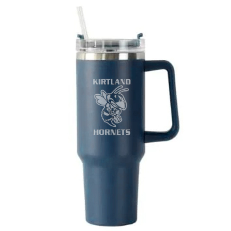 Kirtland Hornets Travel Tumbler - 40z