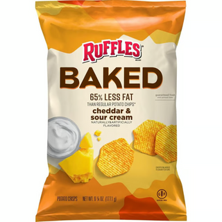 Ruffles Baked Chips Cheddar & Sour Cream