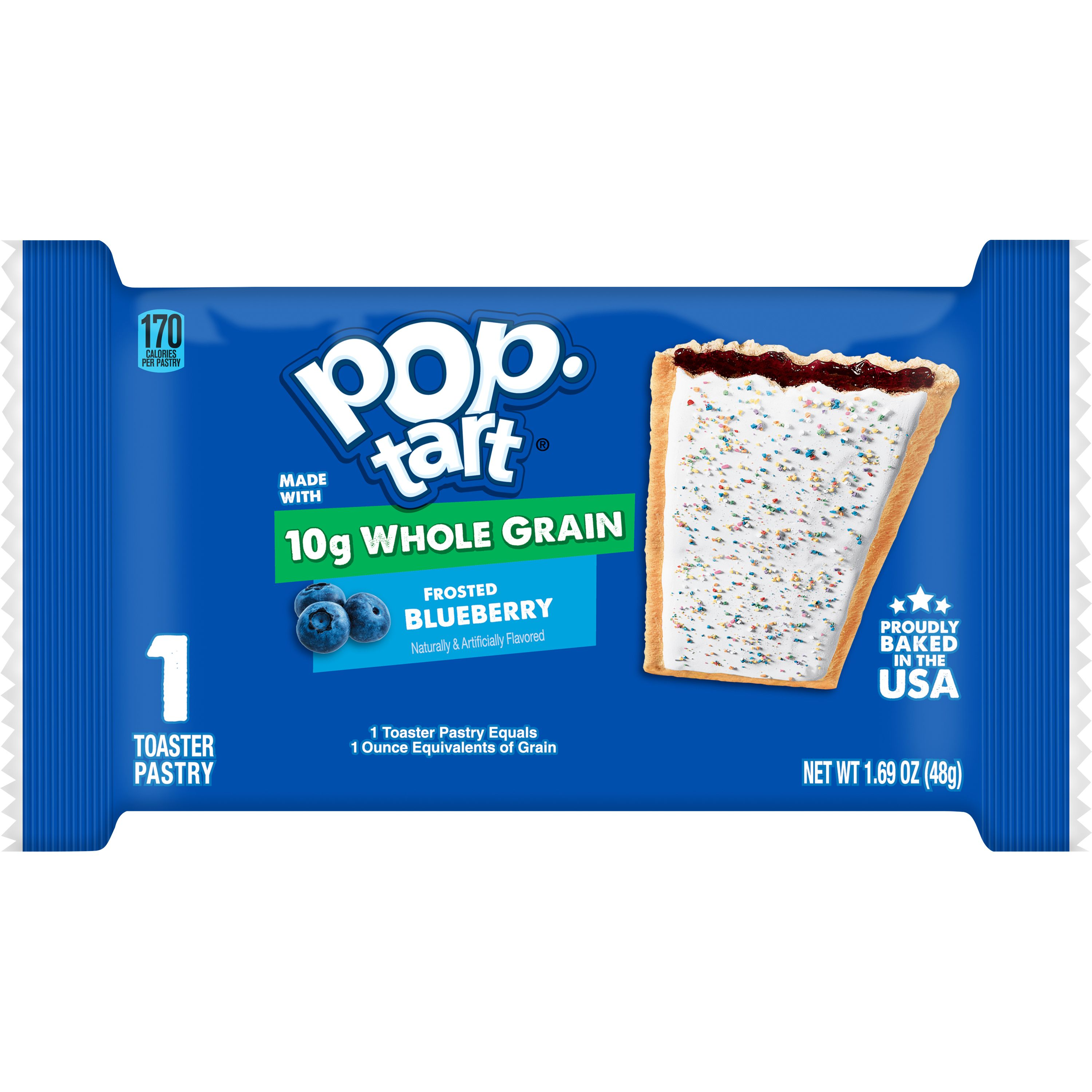 Whole Grain Frosted Blueberry Poptart Main Image