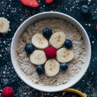 Porridge Bowl With Fruits