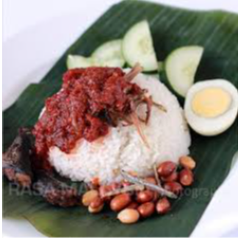 Nasi Lemak Biasa 