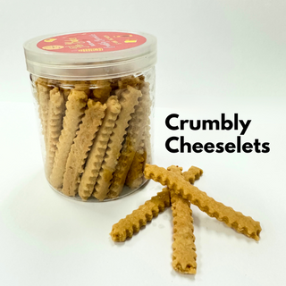 CRUMBLY CHEESELETS