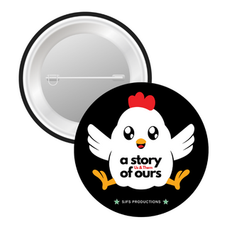 BUTTON PINS - Chicken Design