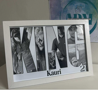 (A4) Framed Name Collage