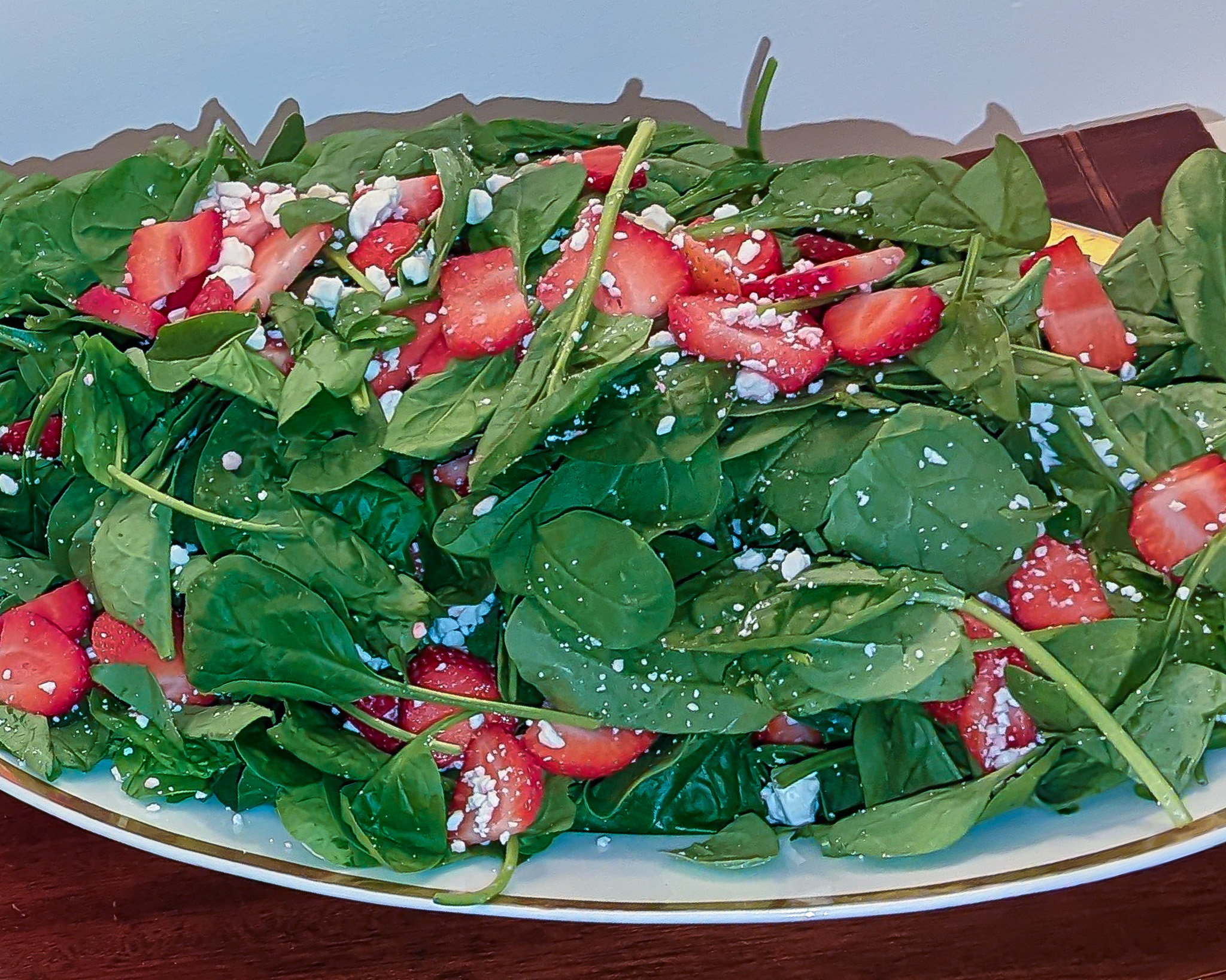 Signature strawberry spinach salad Main Image